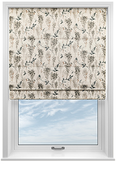 Wisteria Silk, Minimalist - Twist&Fit Roman Blind